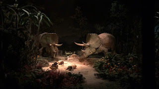Triceratops Primeval World Diorama Disneyland Railroad