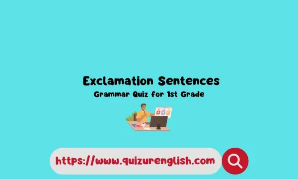 Exclamation Sentences Grammar Sentences for 1st Grade