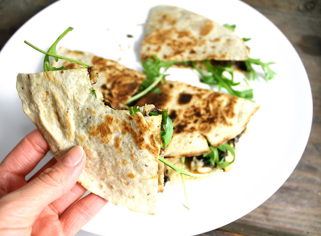 Oppskrift Quesadilla Aubergine Hvitløk Hjemmelaget Meksikansk Mat Vegansk Vegetar Tortilla