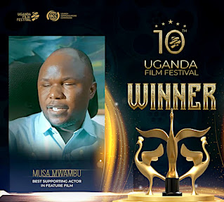 Best Supporting Actor, Musa Mwambu in When You Become Me