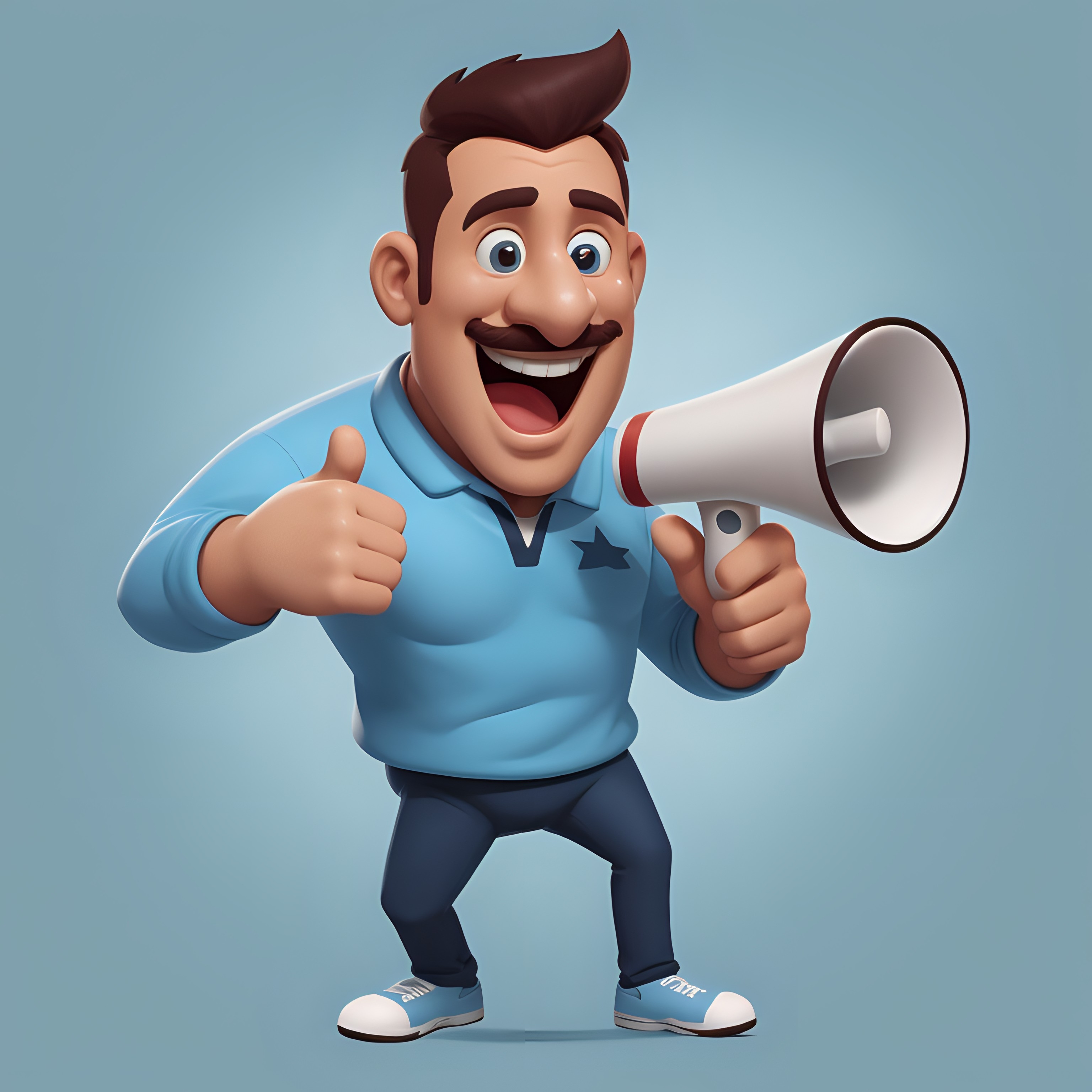 Marketing cartoon character