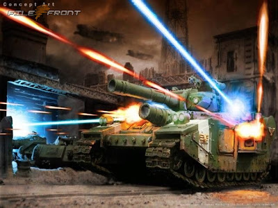 warhammer tank attack