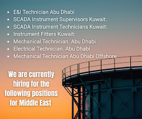 We are currently hiring for the following positions for Middle East 