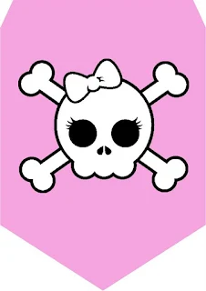 Pirate Girl Free Printable Banner.