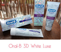 dentifrice oral B 3D white luxe
