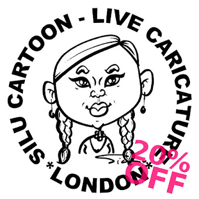 Silu Cartoon - Live Caricature, London - 20% OFF