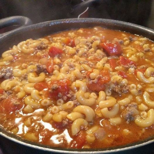 Beef Macaroni Soup