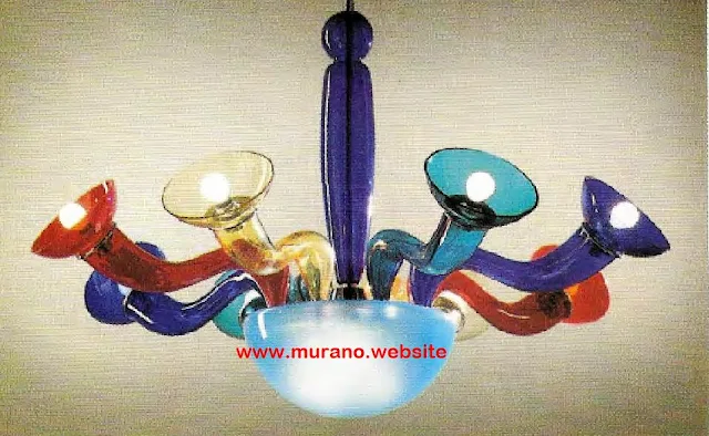 VeArt ricambi per lampadari di Murano moderni e colorati