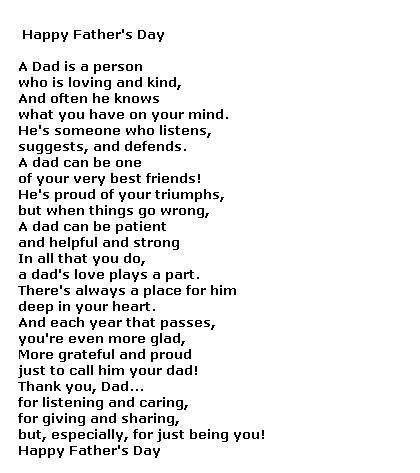 Father on Father S Day Poems For Free    Free Poetry  Poems For Dad