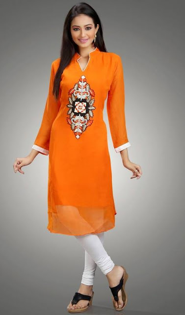 Beautiful Kurti Designs, Stylish Girls Tops.