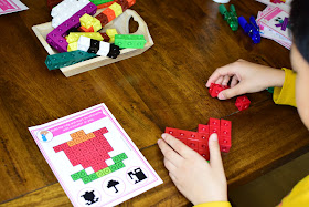 SPRING THEMED COUNTING CUBES