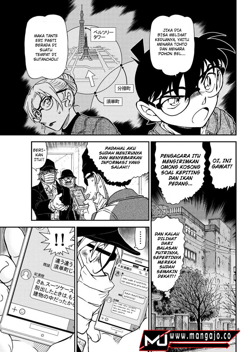 Detective Conan Chapter 986 Indonesia Bahasa dan Spoiler Detective 987 di Mangajo