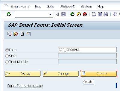 QR code in smartforms