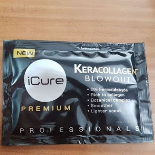 ICure KeraCollagen Blowout DIY Review. Do it yourself hair straightening. Alternative to rebonding. Price and benefits. Philippines.