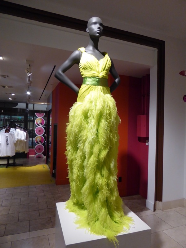 RuPauls Drag Race green feathered gown