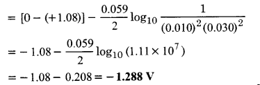 Solutions Class 12 रसायन विज्ञान-I Chapter-3 (वैद्युत रसायन)