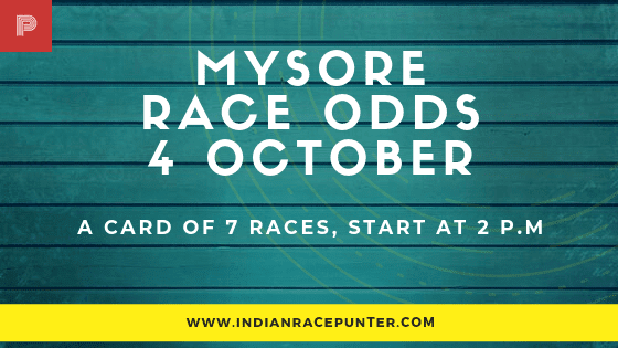 Mysore  Race Odds, free indian horse racing tips, indiarace