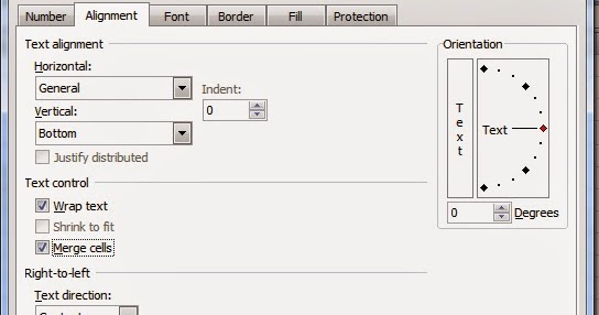 Fungsi Wrap Text Dan Merge Cells Pada Microsoft Excel Ruang