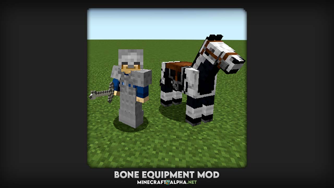 Bone Equipment Mod [1.19.2, 1.18.2] (Protecting Yourself with Bone in Minecraft)