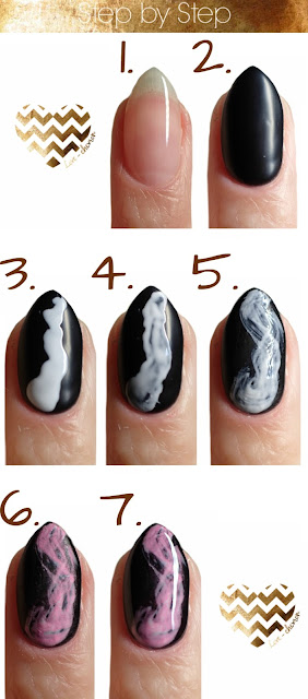 Smoky nail art | smoke effect | Cosmetics Zone | Sey | s081 Black Night | s001 Pure White | Extreme Base | Classic Top | tutorial paznokciowy | step by step nails | manicure hybrydowy krok po kroku | 