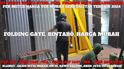 GAMBAR, DAFTAR, HARGA, FOLDING GATE, PER METER, MURAH, BINTARO, 2024