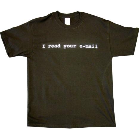 i read your e-mail - geek t-shirt