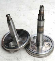 Chrank Shaft Bagian Crank Shat tanpa crank Pin