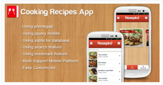 الآن حمل كود سورس تطبيق وصفات الطبخ المطلوب في متاجر جوجل پلاي
