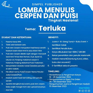 Lomba Menulis Puisi dan Cerpen