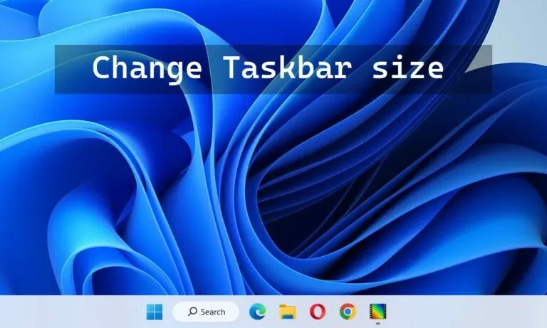 كيفية تكبير أو تصغير حجم شريط المهام في Windows 11