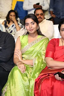 Actress Shivathmika Rajashekar at Bharathanatyam pre release