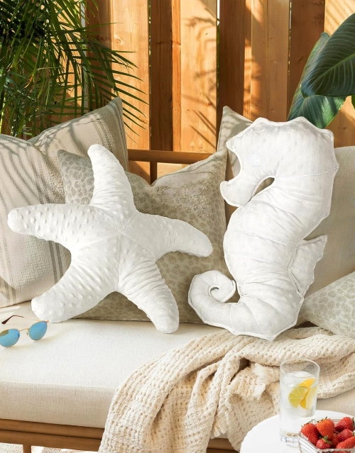 Sea Life Shaped Novelty Pillows