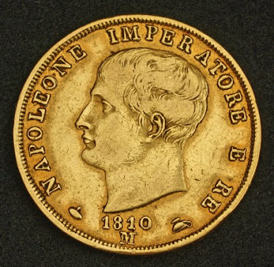 Italy Kingdom of Napoleon 40 Lire Gold Coin