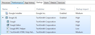  Change Startup Programs by MSCONFIG