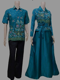 Model baju batik couple untuk acara formal