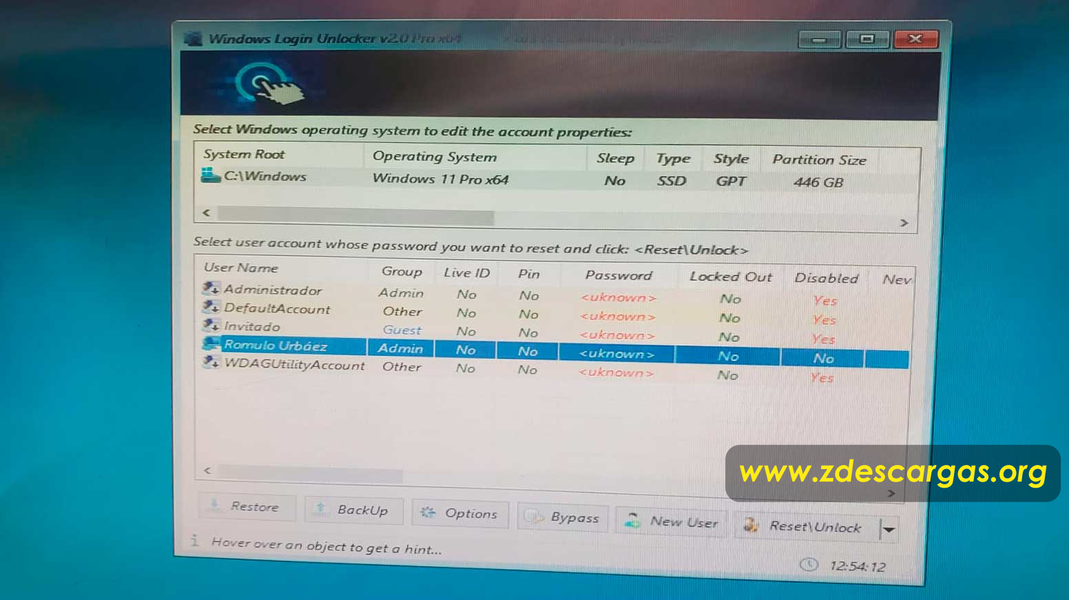 Windows Login Unlocker Full 2023 Español