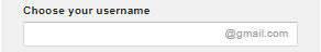 choose your user name