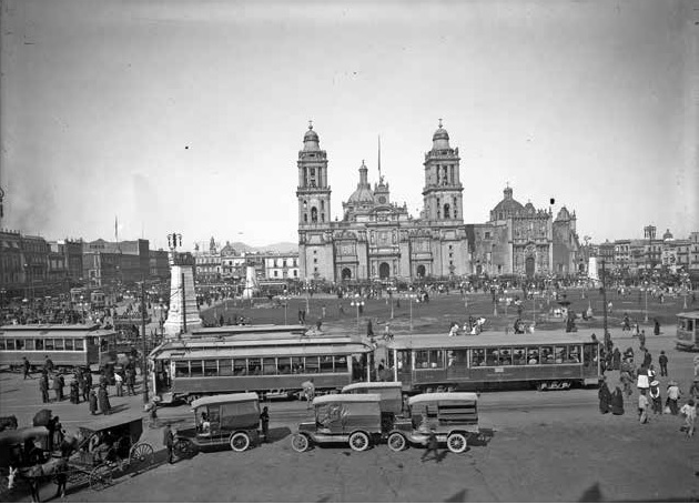 Estampas de los tranvías de la Ciudad de México