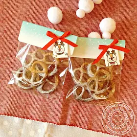 Sunny Studio Stamps: Gleeful Reindeer Christmas Ornaments and Treat Bags by Franci Vignoli