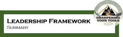 20th anniversary and campaign logo - Leadership Framework Summary