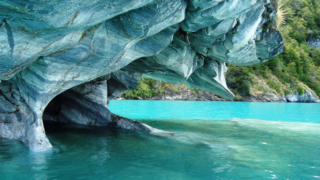 Marble Cave Chile