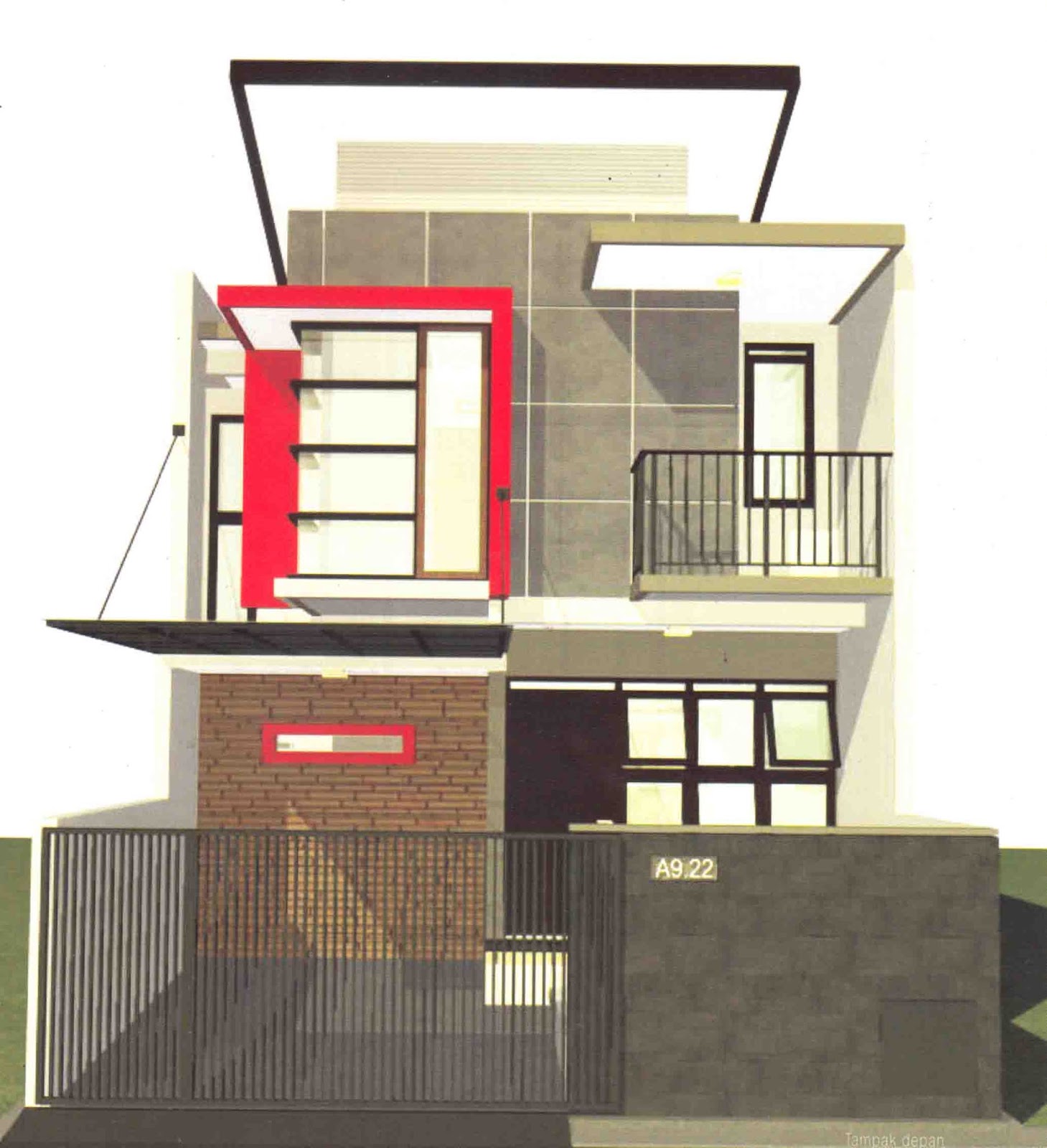 Ragam Desain Rumah Tingkat Di Kaveling Standar Design Interior