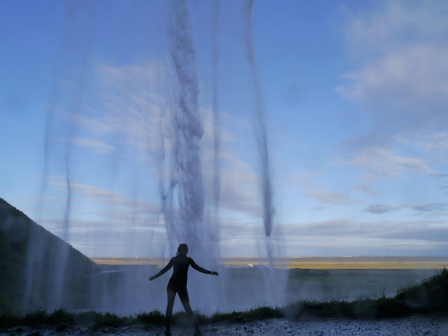 Waterfall, Iceland, early morning, no crowds, tourist, water nymph