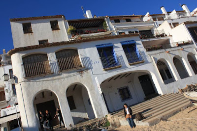 Casas blancas de pescadores