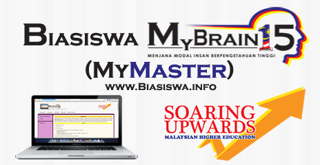 Permohonan Online Biasiswa MyBrain15 KPT - MyMaster2016 & MyPHD2016 Kini Dibuka