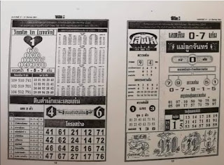 Thai Lottery 2nd Paper Full Set For 16-08-2018