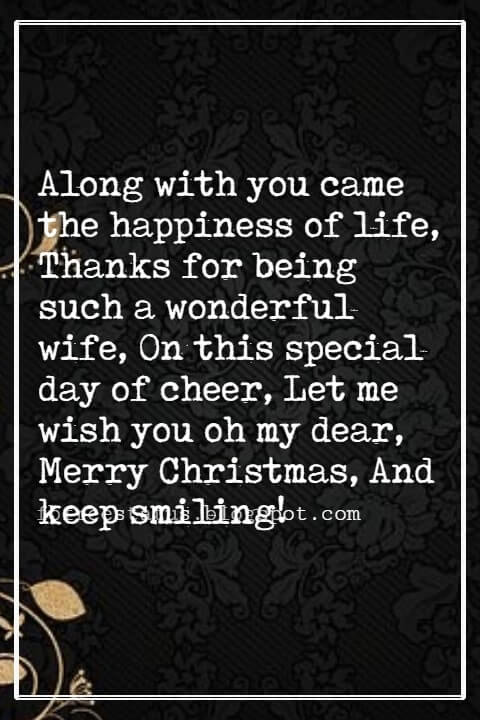 40+ Christmas Messages for Wife