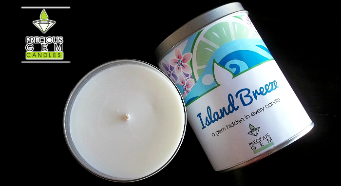 Precious Gem Island Breeze Candle