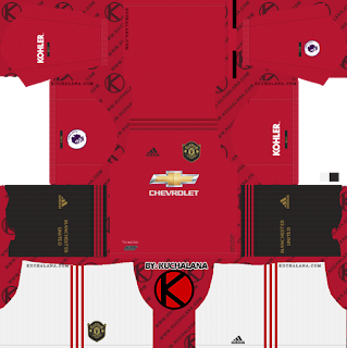  Yang akan saya share kali ini adalah termasuk kedalam home kits Update!!! Manchester United 2019/2020 Kit - Dream League Soccer Kits