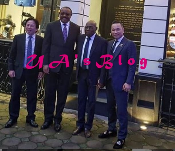 Olusegun Obasanjo Spotted Looking Dapper In Suit As He Steps Out In Vietnam (Photos)